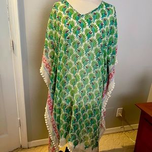 Roberta Roller Rabbit caftan coverup xs/s